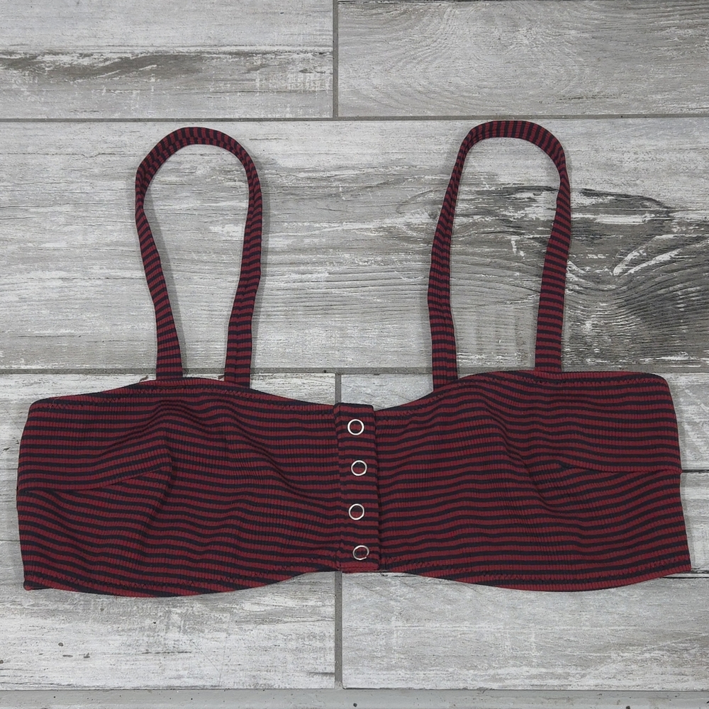 Staud "Solid & Striped" Front Snapped Two-Piece B… - image 5